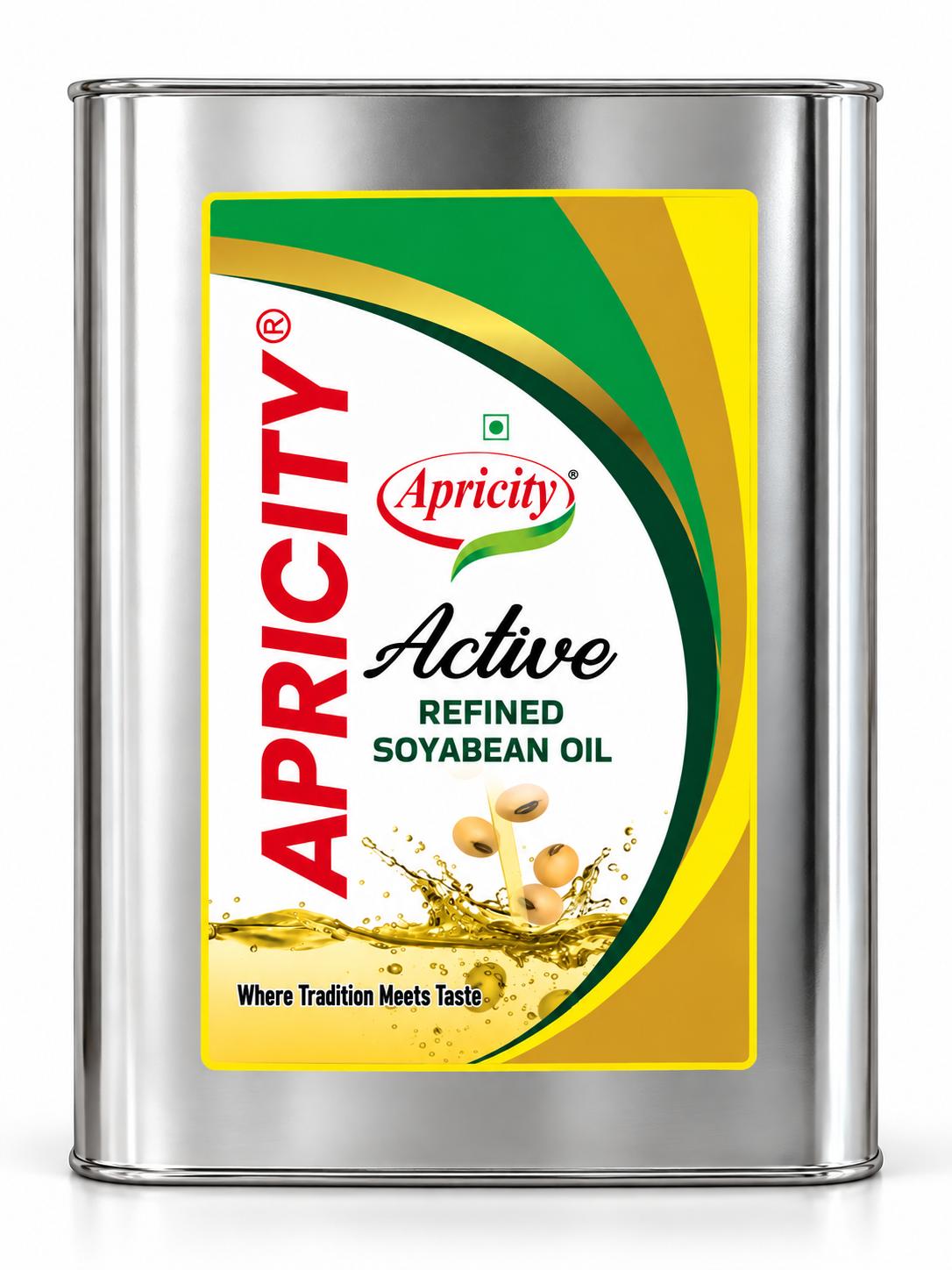 ARPICITY ACTIVE REFINED SOYABEAN OIL 12KG TIN
