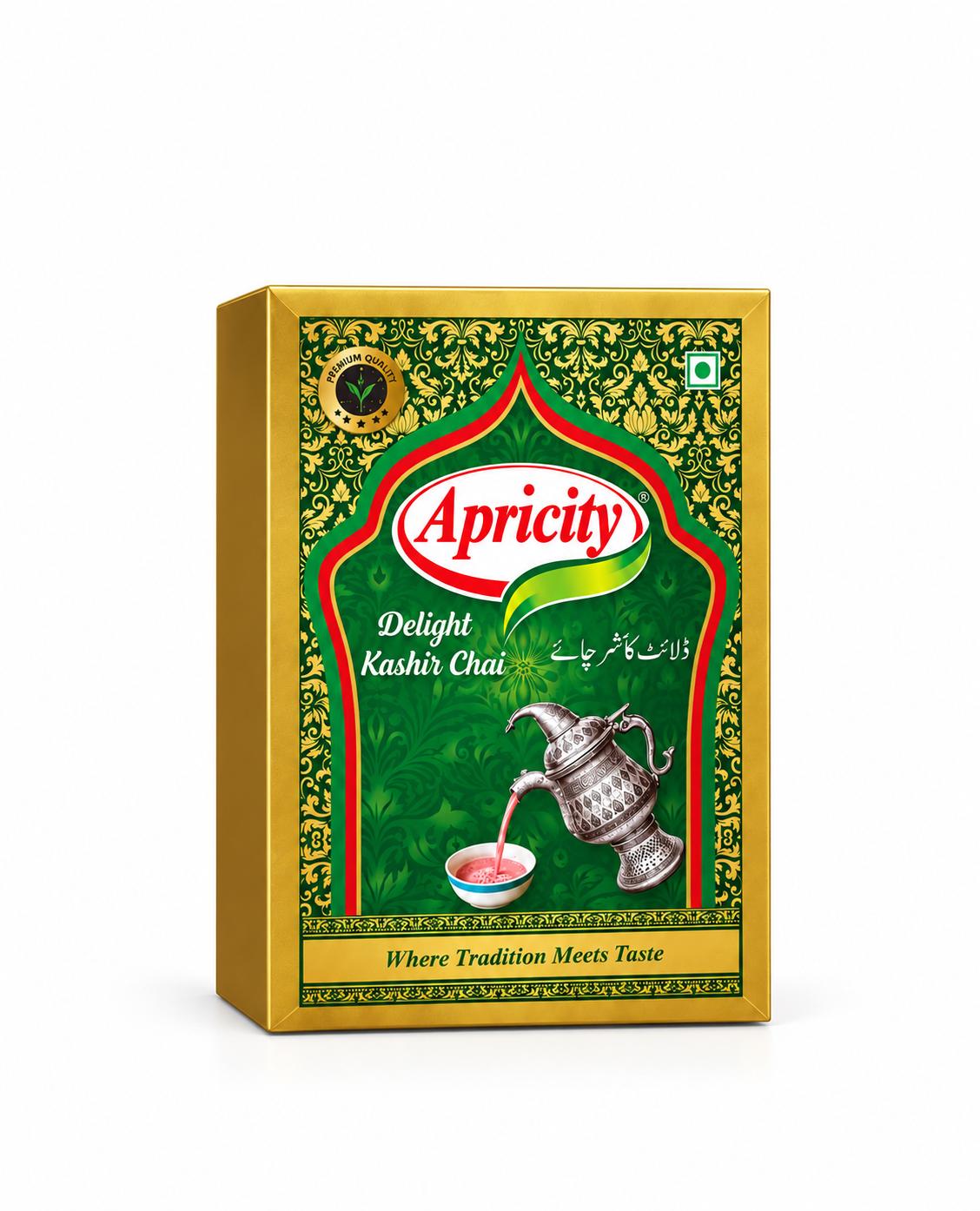 APRICITY DELIGHT KASHIR CHAI 250GRM BOX